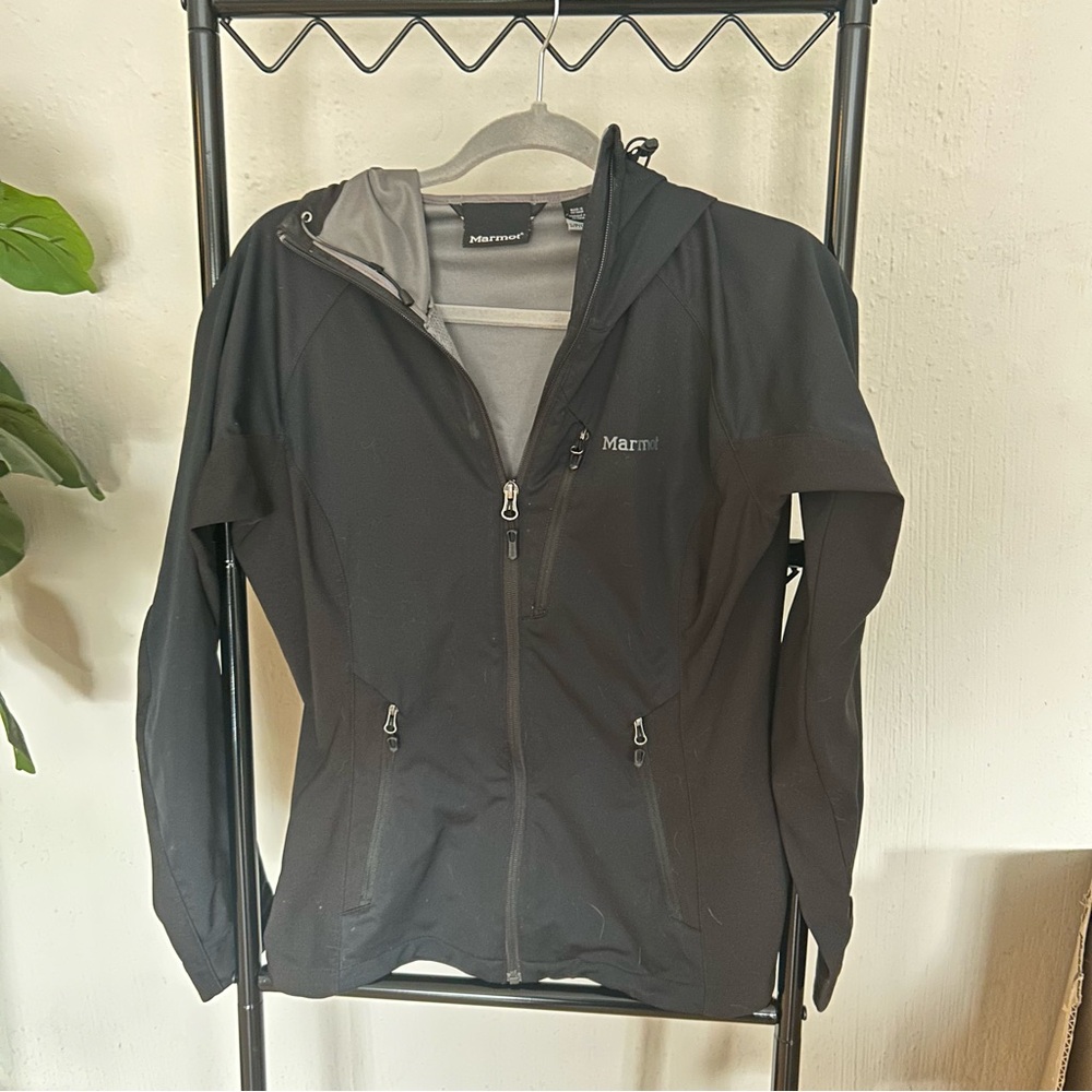 Marmot Black Hooded Jacket